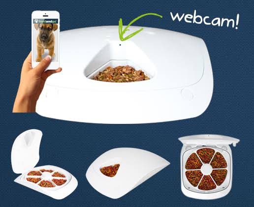 Feed and Go feeder highlighting the built-in webcam