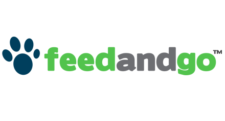 Feed and Go smart pet feeder brand logo