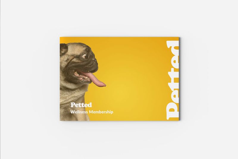 Petted wellness membership brochure