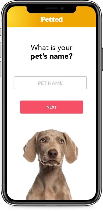 Petted comparison engine - pets step