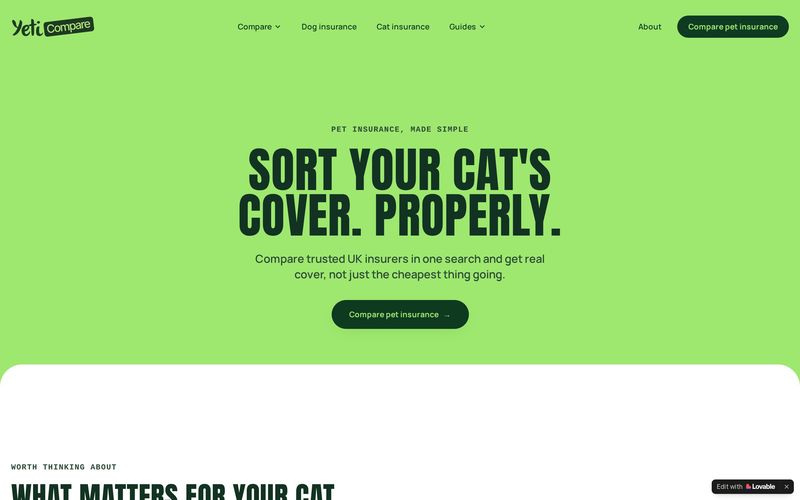 Sort your cat's cover, properly - the Yeti Compare cat cover page