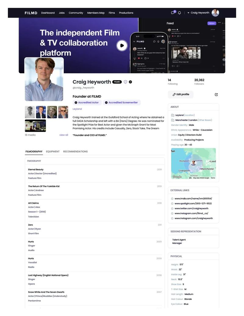 FILMD accredited member profile